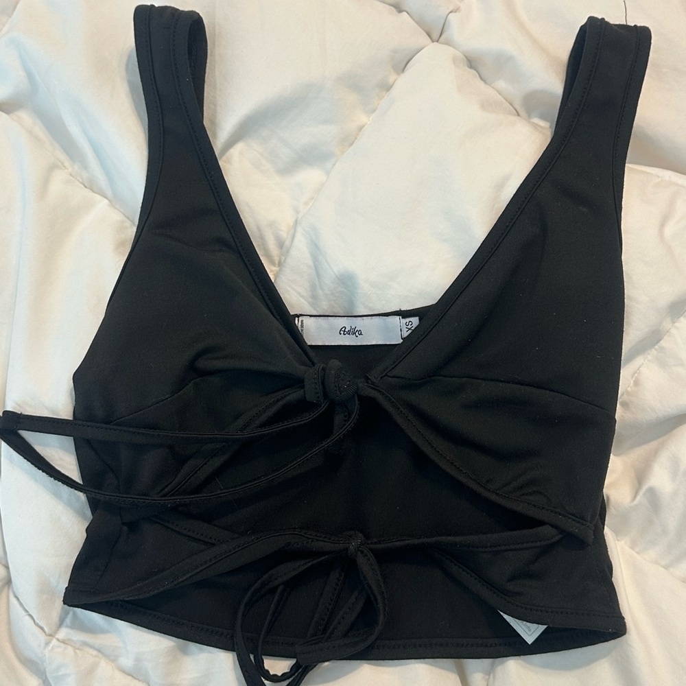 Adika Black Tank Top
